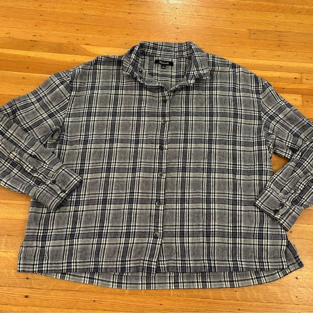 Madewell Flannel Westlake Shirt in Dublin Plaid Size Medium